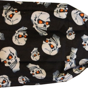 Skull headband, Wide headband, Stretch Headband, Yoga headband, Motorcycle headband, gift for bikers, Boho headband, yoga, Biker Headband