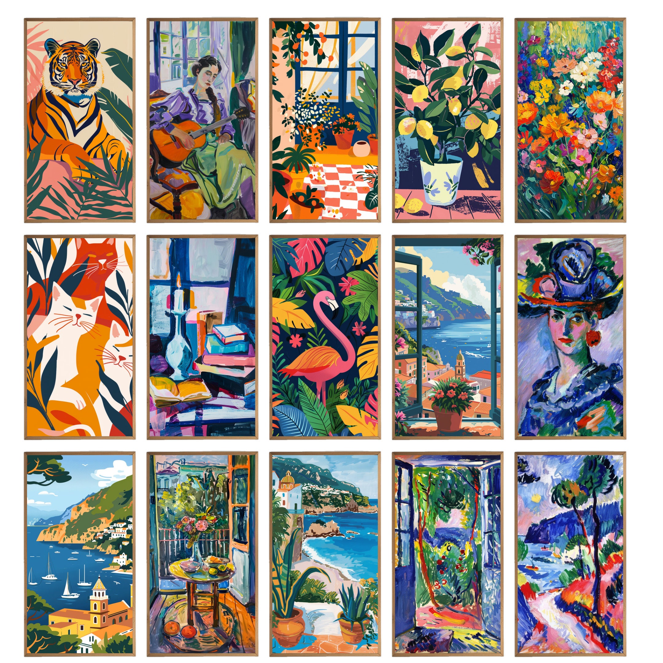 Henri Matisse Print Set of 45: Mid-Century Modern Gallery Wall (Digital Download)