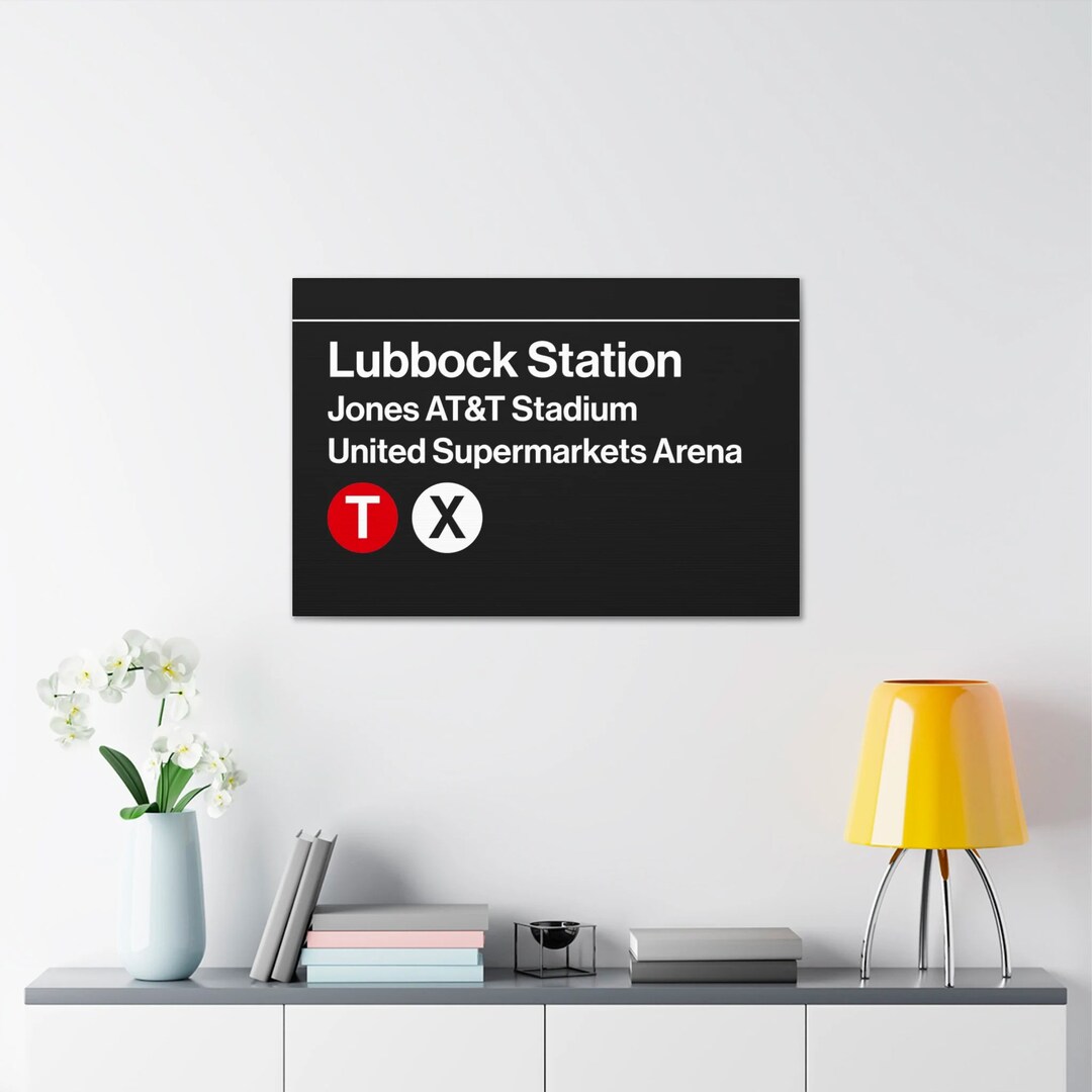 Texas Tech University Lubbock Texas Subwaystyle Stadium Etsy