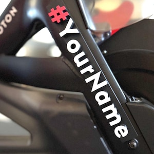 Magnetic Custom Leaderboard Name for Peloton Fanatics. Personalized With Upper or Lower Case! Tread, Row, & Bike!