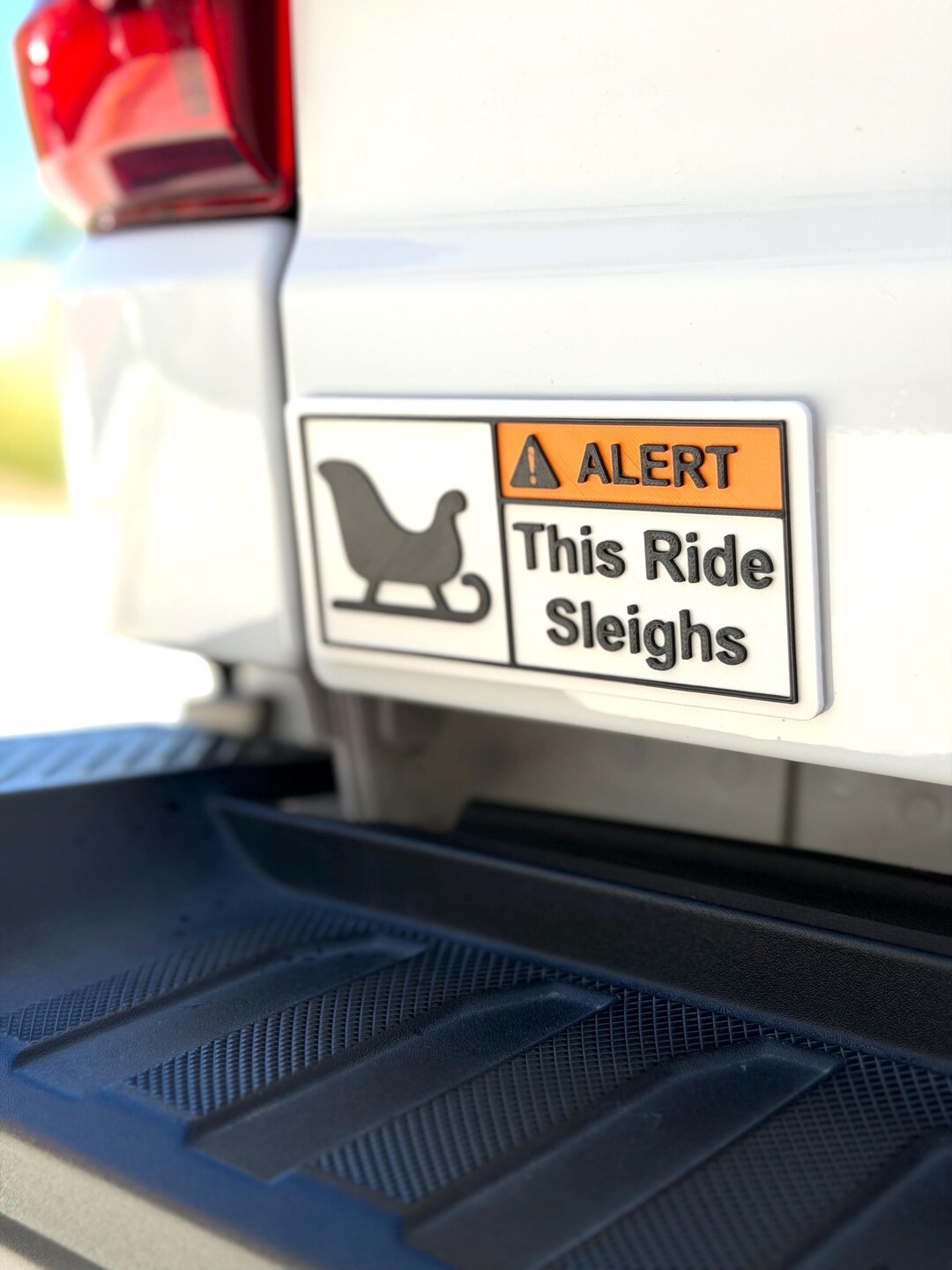 Must Ride Lable Christmas Warning Label, Reusable Emblem! This Ride Sleighs - Etsy