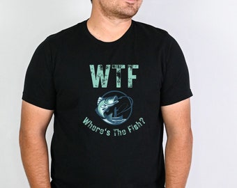 Worldoftshirts Fish WTF Where's the Fish Ready to Press DTF Design - Etsy