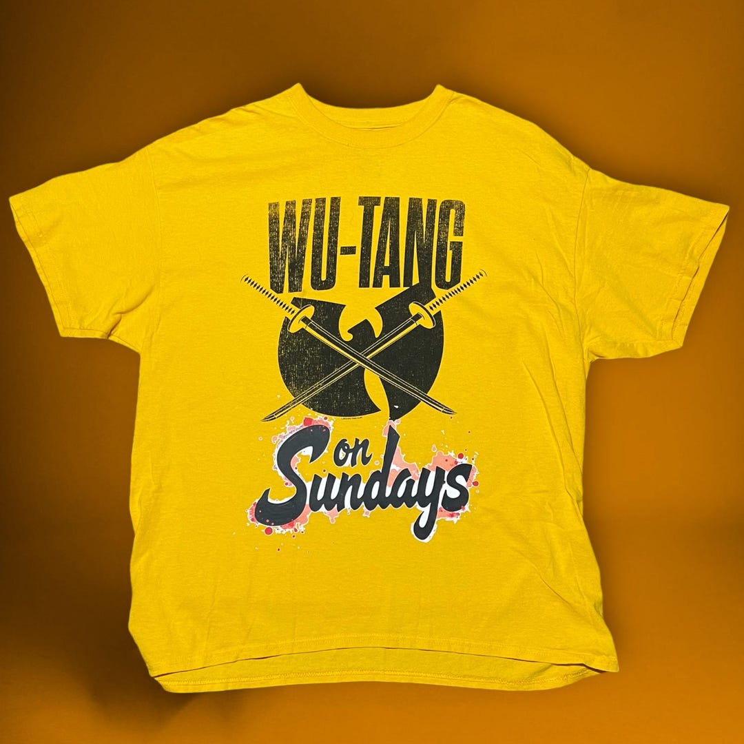 Retro Wu-tang Clan Shirt With Custom Track References - Waffle Iron ...