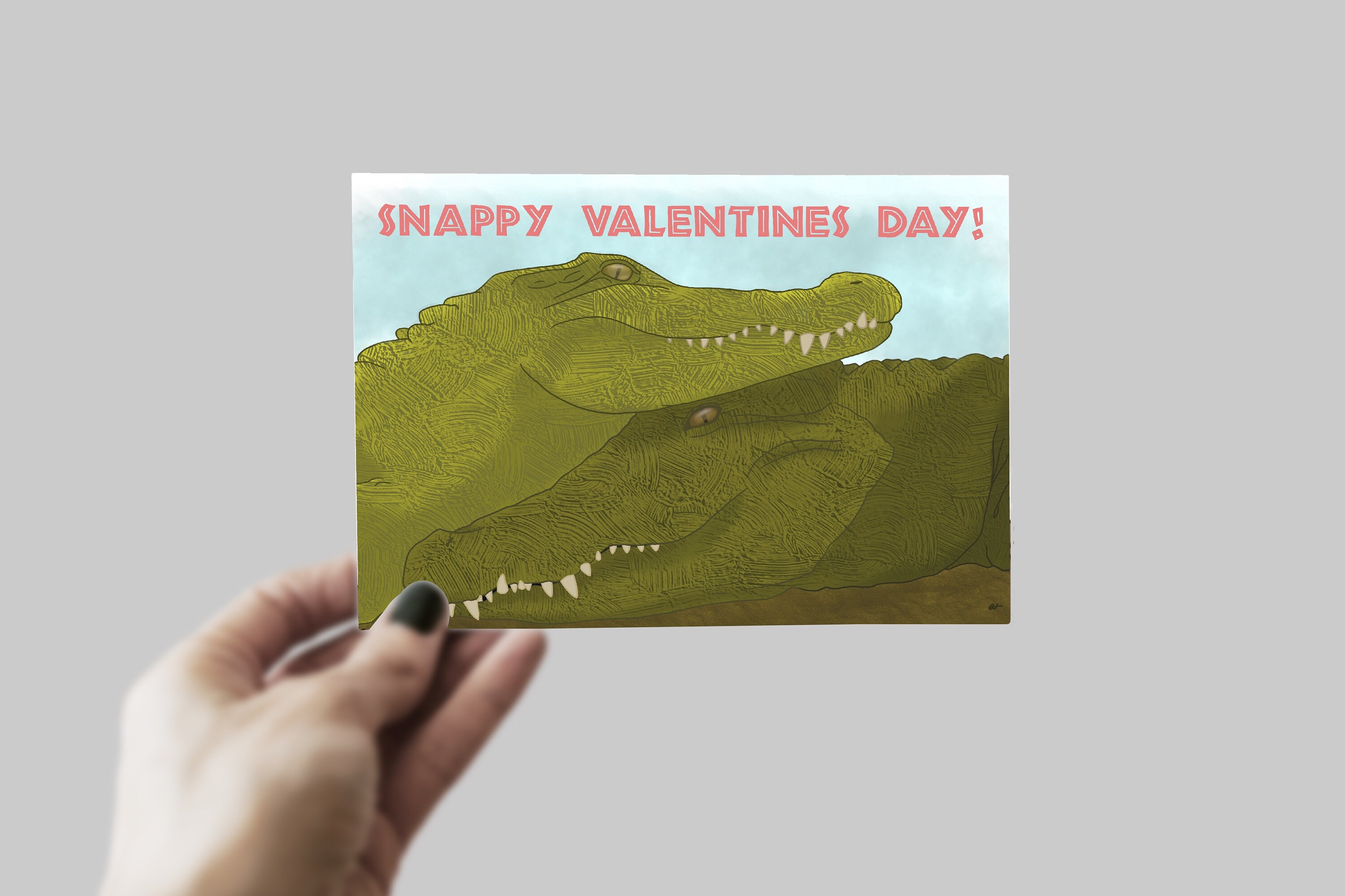 Valentines Day Card, Croc Valentines Card, Funny Valentine Card ...