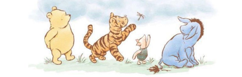Winnie the Pooh Bookmark Winnie the Pooh Printable Bookmark Watercolor ...