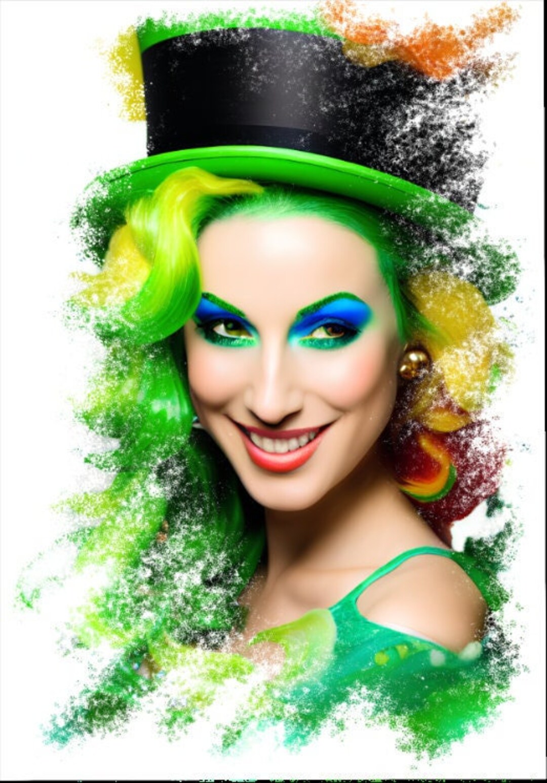 green wine celebration st patrick day