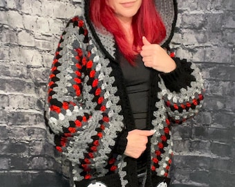 Crystal Lake Cozy Hooded Cardigan made to order