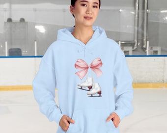 Felpa con cappuccio da pattinaggio sul ghiaccio da donna, felpa da pattinaggio sul ghiaccio, regali per pattinaggio artistico, regalo per allenatore di pattinaggio, regalo per pattinaggio sul ghiaccio, regalo per pattinaggio artistico