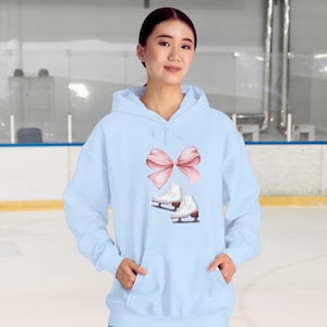 Women&#39;s Ice Skating Hoodie, Ice Skating Sweatshirt, figure skating gifts, skating coach gift, Ice Skating Gift, figure skating gift