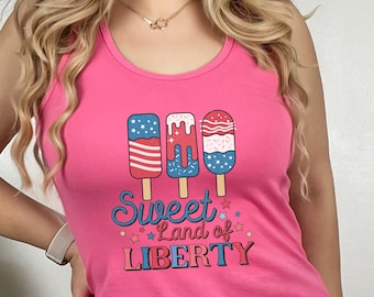 Débardeur 4 juillet pour femme, t-shirt américain, chemise du 4 juillet pour femme, chemise du jour de l'indépendance, chemise américaine, camp d'été, drapeau patriotique des États-Unis