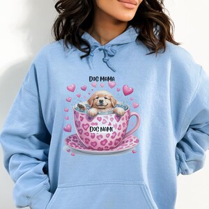 Golden Mama Sweatshirt, Personalized Names Dog Mom Shirt, Custom Dog Mom tee, golden retriever mom, Golden Retriever hoodie, golden mama