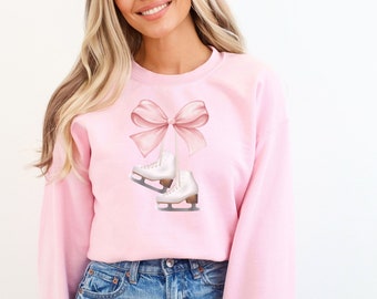 Ice Skating Sweatshirt: Trendy Graphic Tee, Figure Skating Gift