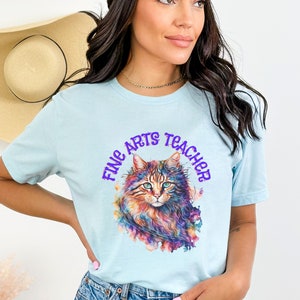 Art Teacher Shirt, gift for art teacher, artist gifts t-shirt, Art Teacher Gift, Art Teacher Tshirt, Art Lover Gift, Fine Arts teacher shirt