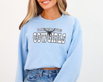 Cowgirls Sweatshirt, Cowgirl Kleidung, Cowgirl Ästhetik, Western Hoodie, Western Sweatshirt, Country Sweatshirt, wilder Westen Sweatshirt