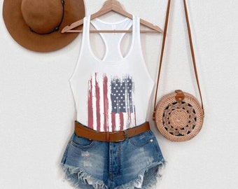 American flag tank top ,fourth of july tank top, 4th of july tee , America tank top, usa tank top, patriotic tank, Independence day tank top