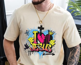 Comfort Colors Christian T-Shirt: Jesus Streetwear Graphic Tee