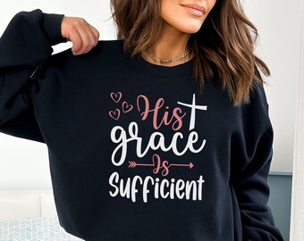 Women's Christian Sweatshirt, Christian Crewneck, Bible Verse Sweatshirt, Jesus Crewneck, Trendy Christian apparel