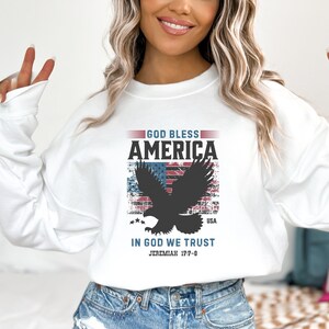 American girl Sweatshirt, women&#39;s 4th of july shirt, patriotic sweatshirt,small town Girl t-shirt, Patriotic woman apparel, eagle sweatshirt