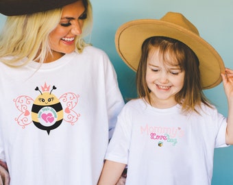Matching Mommy and me valentine day shirts, matching vday shirt, Matching Valentines Day Shirt Outfits, Baby Toddler Kids Mom Gift