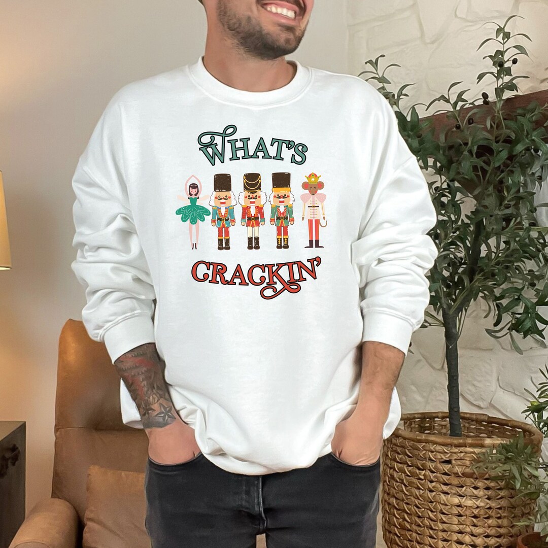 Nutcracker Dad Nutcracker Sweatshirt Mens Christmas Squad Etsy
