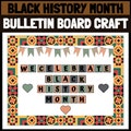 Black History Month Bulletin Board Kit | We Celebrate Black History Month Bulletin Board | School Bulletin Board Decor, History