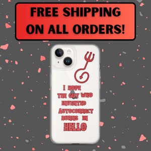 Memes, Funny, Text, Illustration, Phone Case Fit For iPhones and more, N48