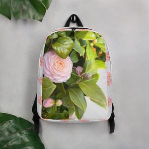 Pink Flower Backpack