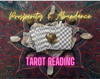 Prosperity & Abundance Tarot Card Reading, Psychic Reading, Tarot Reading, Card Reading, Psychic, Life Coach, Reading by Intuitive Empath