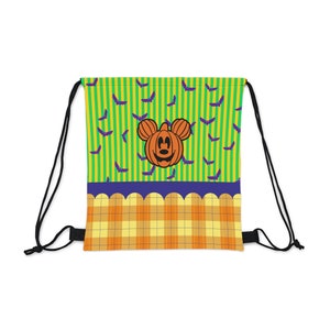 Outdoor Drawstring Bag Mickey's Not So Scary Halloween Party Inspired MNSSHP