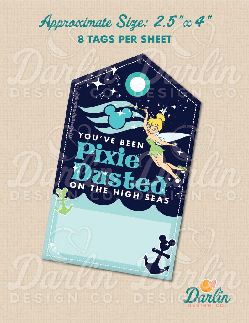 Pixie Dust Gift Tags You've Been Pixie Dusted on the Etsy Canada