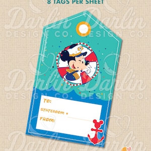 DCL Fish Verlängerung Geschenkanhänger - Captain M | Digitaler Download | Schimmernde Meere | 25-jähriges Jubiläum von DCL