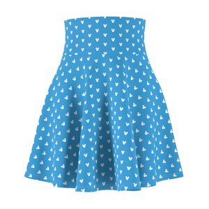 Skaterrok dames - blauw Magical Mouse Polka Dot Theme Park en DCL Cruise Design Marathon Weekend-hardloopoutfit