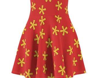 Falda skater para mujer - Estampado mágico inspirado en Chip y Dale Rescue Rangers - Conjunto para correr de fin de semana de maratón