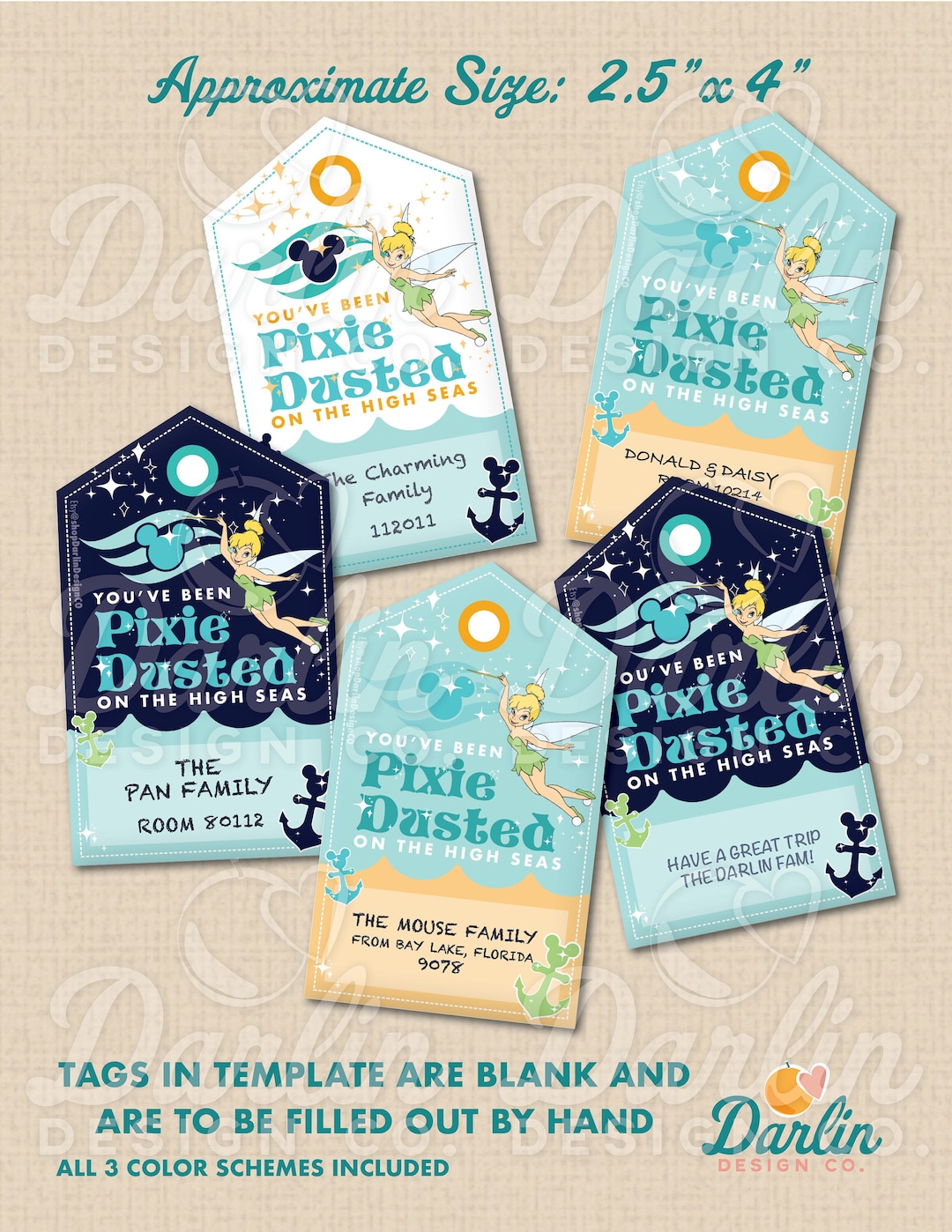 Pixie Dust Gift Tags You&rsquo;ve Been Pixie Dusted on the - Etsy