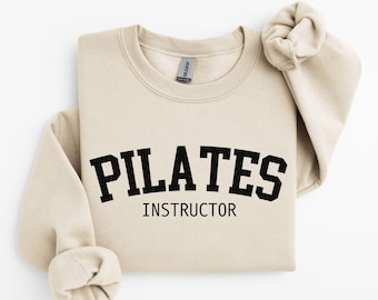 Pilates Instructor Sweatshirt: Unisex Cotton-Blend Gym Apparel