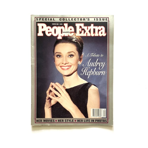 Vintage Audrey Hepburn Tribute People Magazine Extra Winter 1993