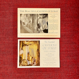 Vintage Luray Caverns Booklets 1938 and 1950