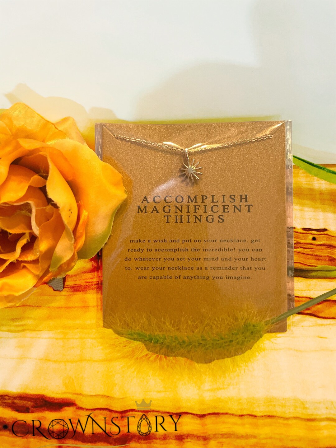 Magnificent Stuff Crownstory Handmade Accomplish Magnificent Things Wishing Star Necklace ...