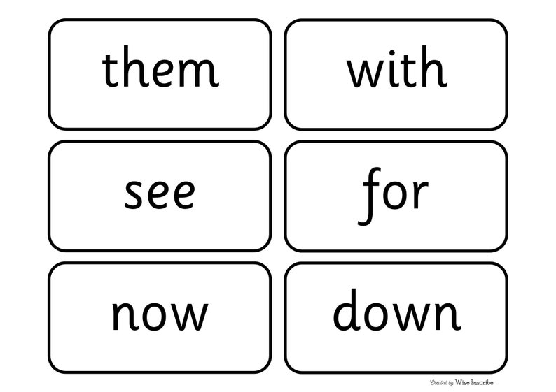 First 100 Tricky Words Flashcards | Sight Words | High Frequency Words ...