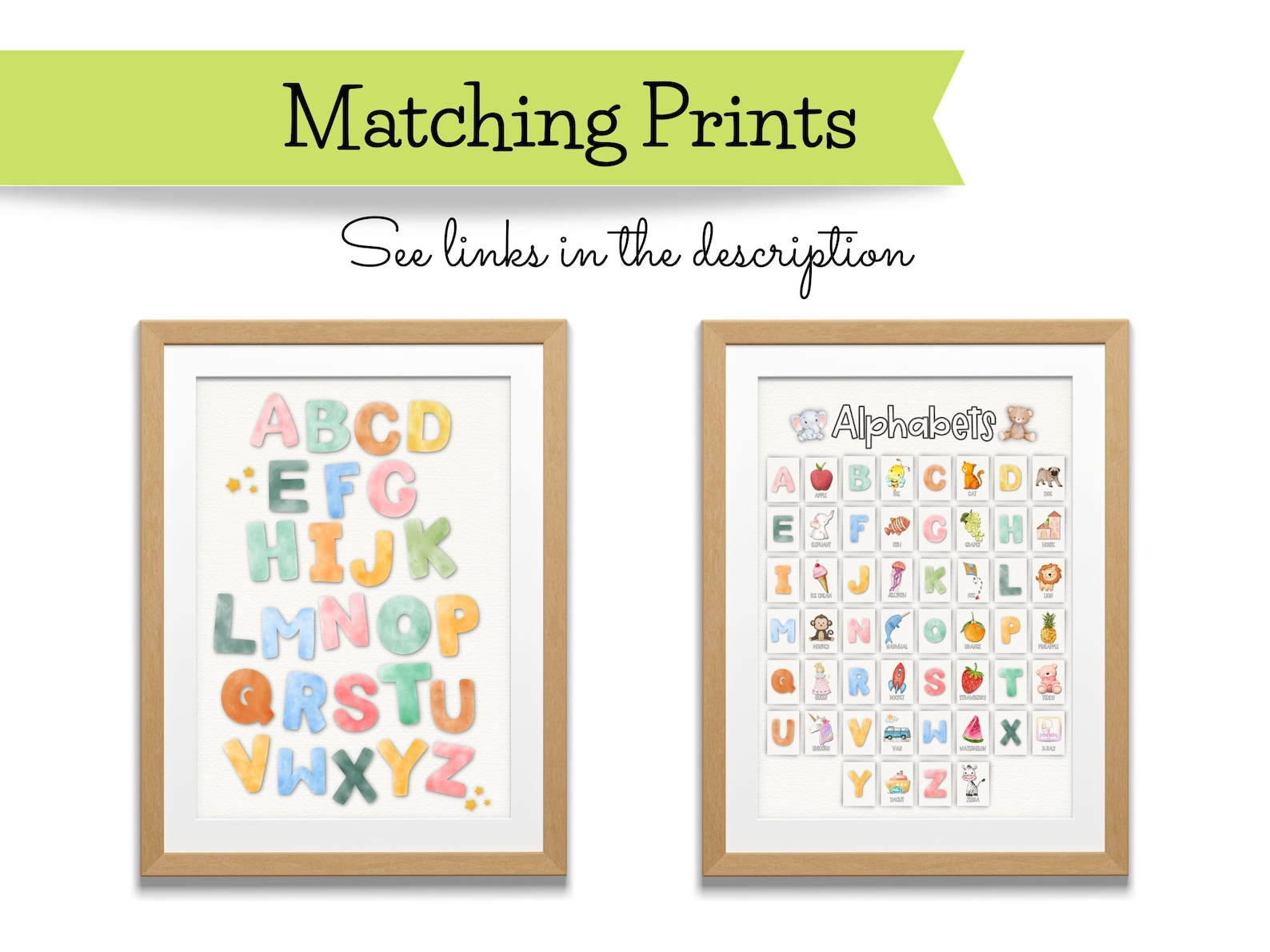 ABC Alphabets Flash Cards | A-Z Cards | Learn Abcs With Pictures ...