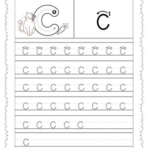 Lowercase Alphabet Tracing Worksheets | ABC Practice (printable) - Etsy
