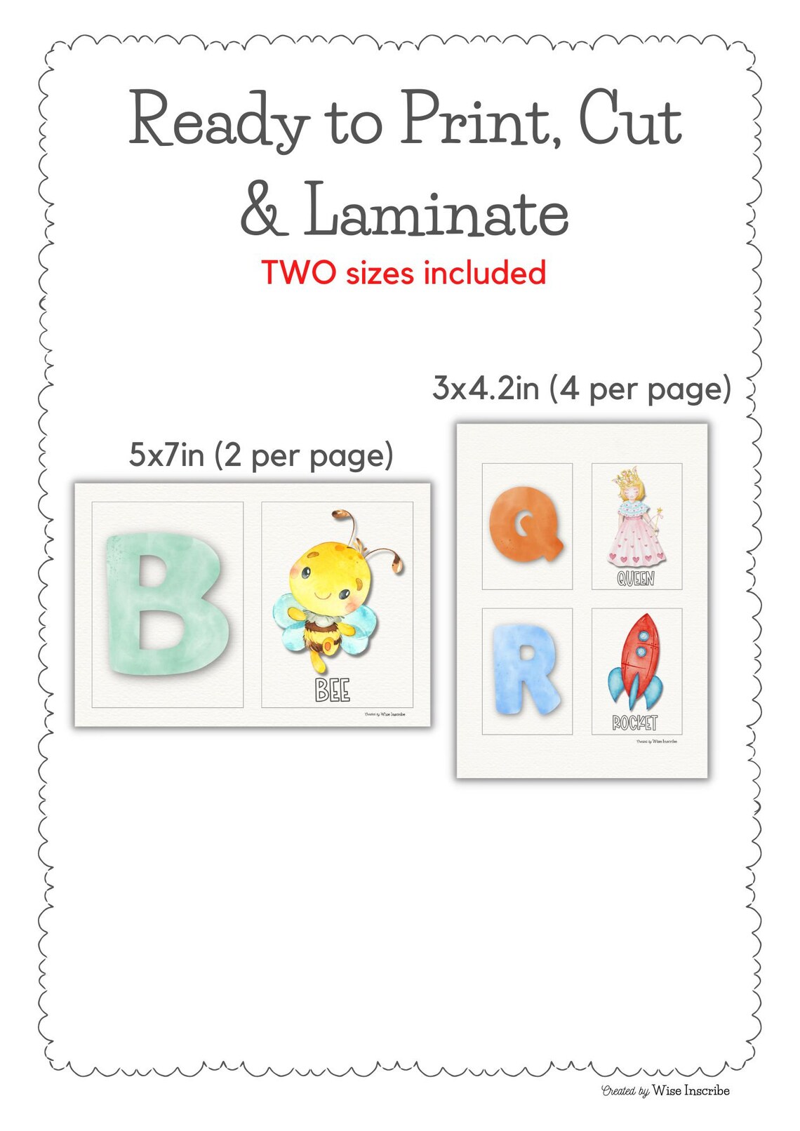 ABC Alphabets Flash Cards | A-Z Cards | Learn Abcs With Pictures ...