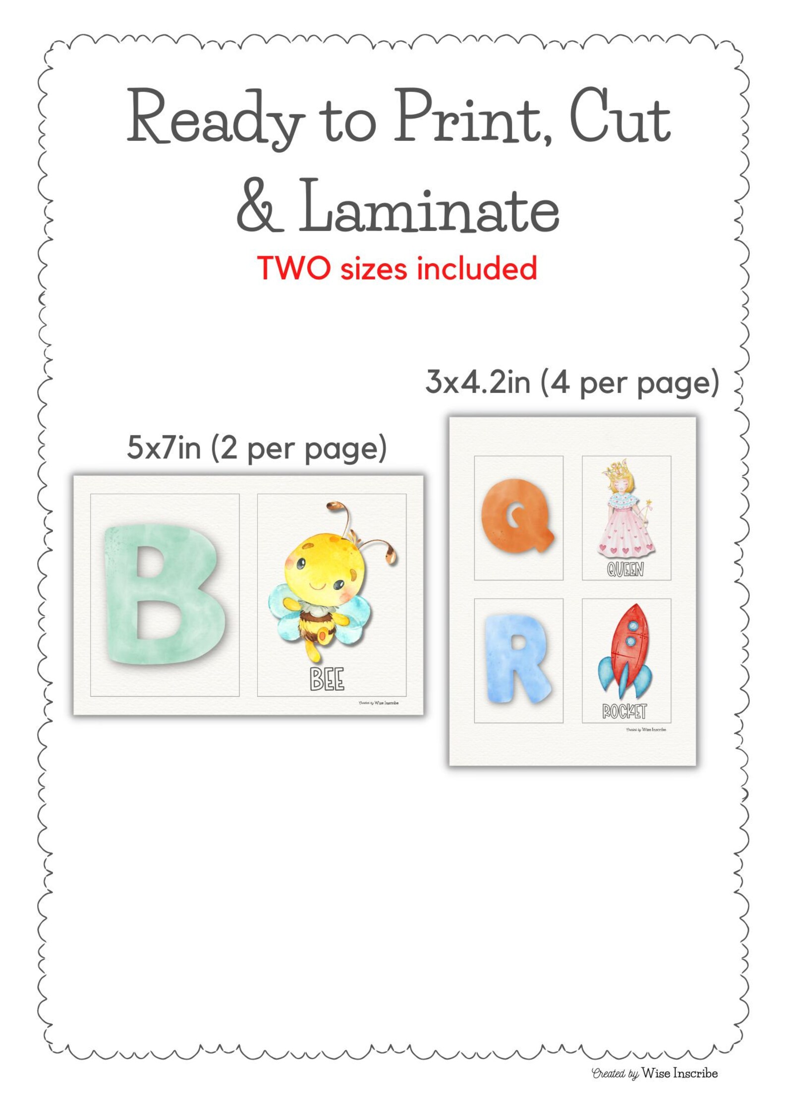 ABC Alphabets Flash Cards | A-Z Cards | Learn Abcs With Pictures ...