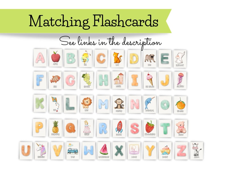 ABC Alphabets Poster for Nursery | Learn Abcs With Pictures ...