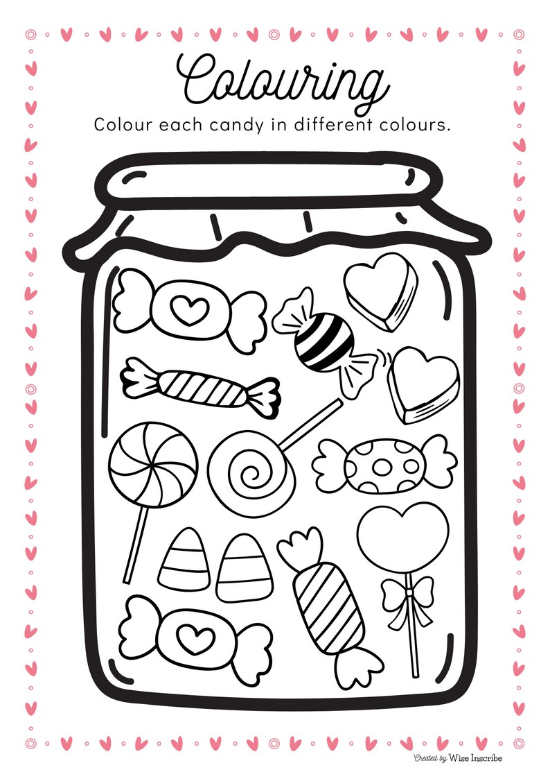 Valentine s Day Printable Activity Sheets Preschool Resources Toddlers Activity Worksheets