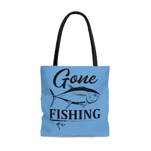 Gone Fishing Tote Bag