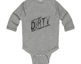 Dirt track Infant Long Sleeve Bodysuit
