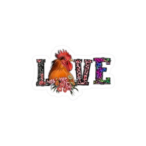 Chicken love Decals