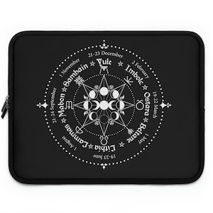 Pokrowiec na laptopa „Pagan Wheel Of the Year”