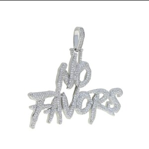 No Favors  Pendant with 24” rope